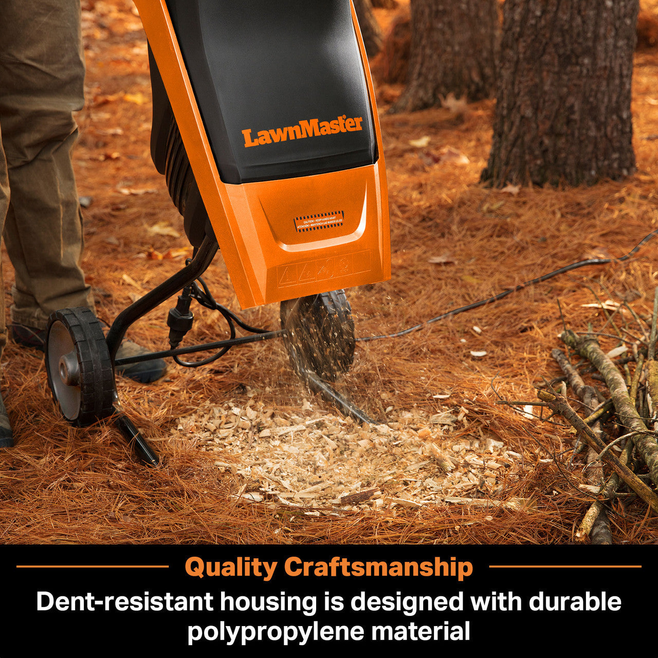 LawnMaster Electric Wood Chipper Shredder, FD1501
