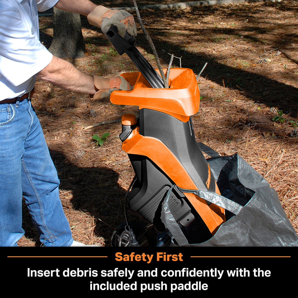 LawnMaster Electric Wood Chipper Shredder, FD1501