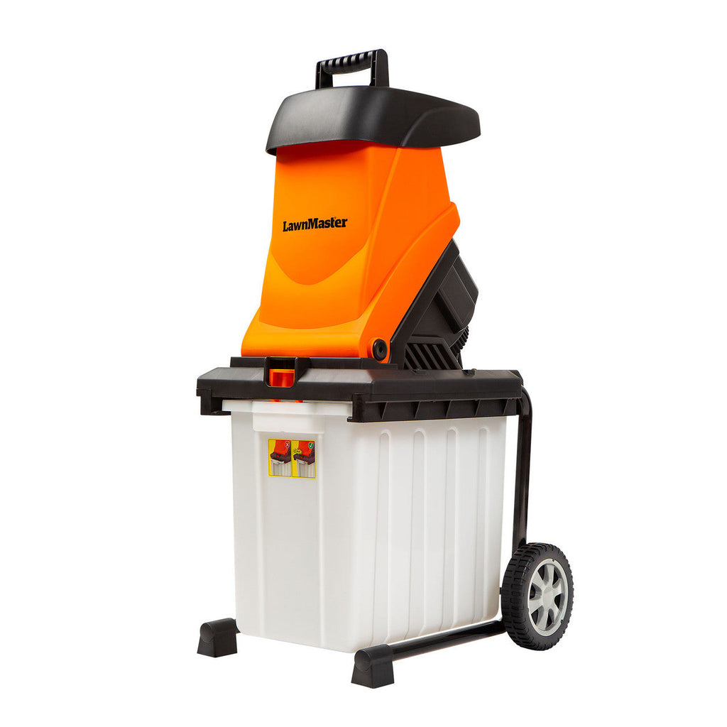 LawnMaster 15 Amp Electric Wood Chipper Shredder w/ Collection Bin, FD1504