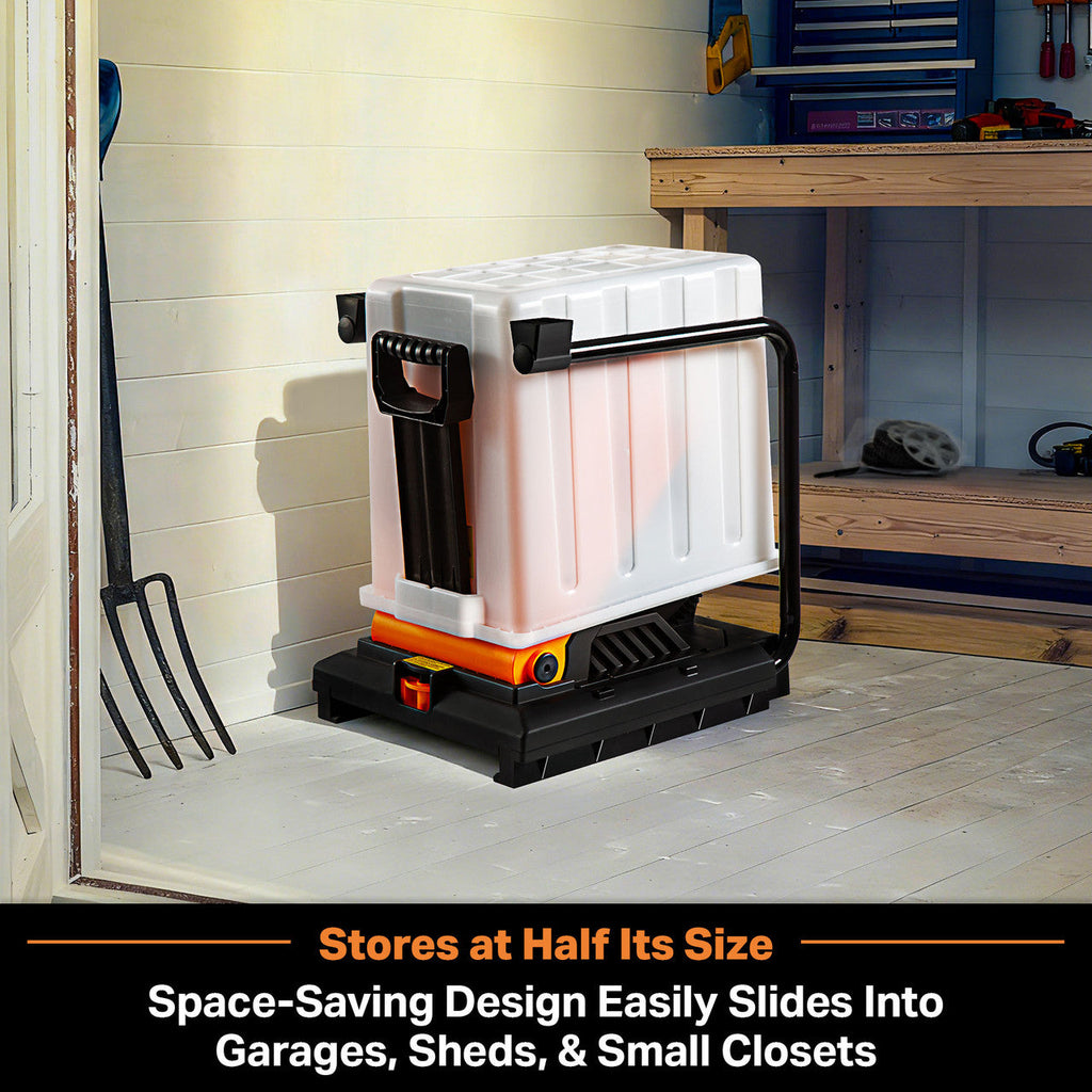 LawnMaster 15 Amp Electric Wood Chipper Shredder w/ Collection Bin, FD1504