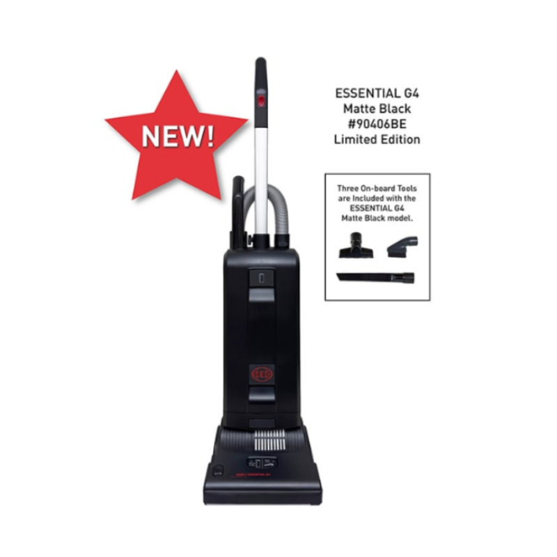 SEBO Essential G4 Black Edition Upright Vacuum 90406BE