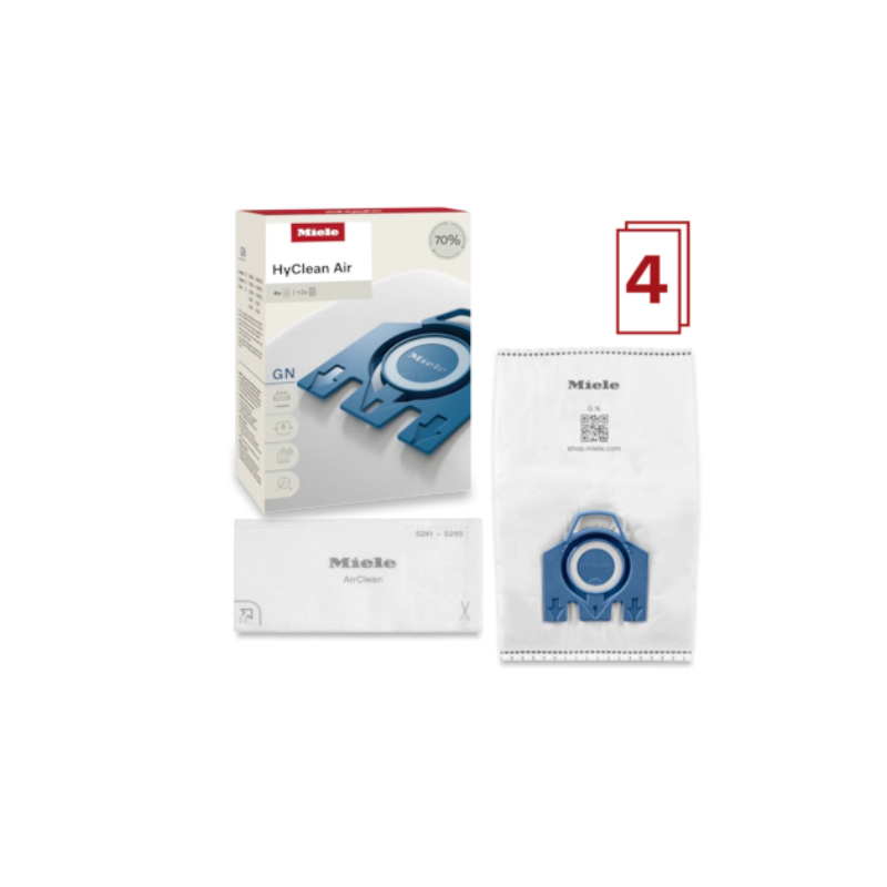 Miele Type GN HyClean 3D Dustbags 4+1 Pack