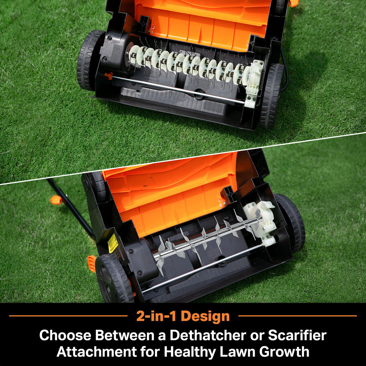 LawnMaster 12” Electric Scarifier & Lawn Dethatcher, GV1212B