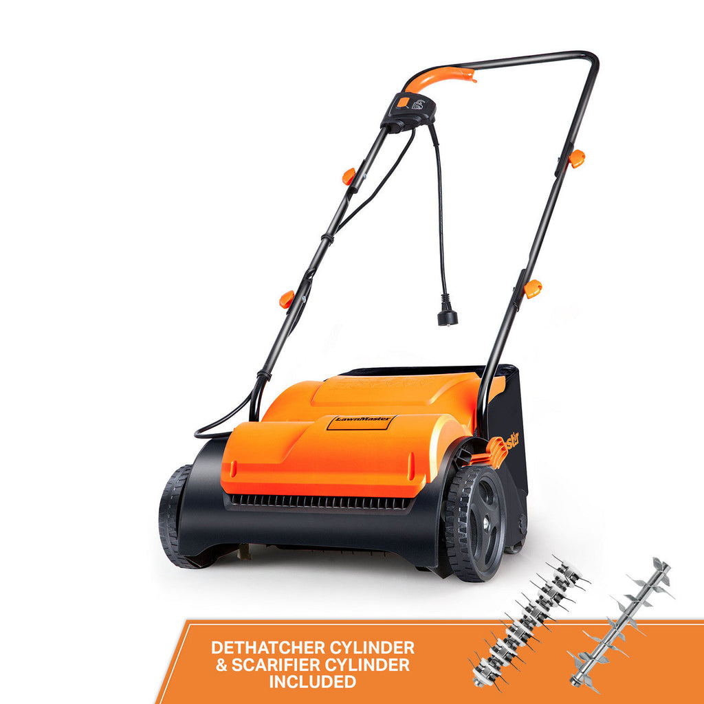 LawnMaster 12” Electric Scarifier & Lawn Dethatcher, GV1212B