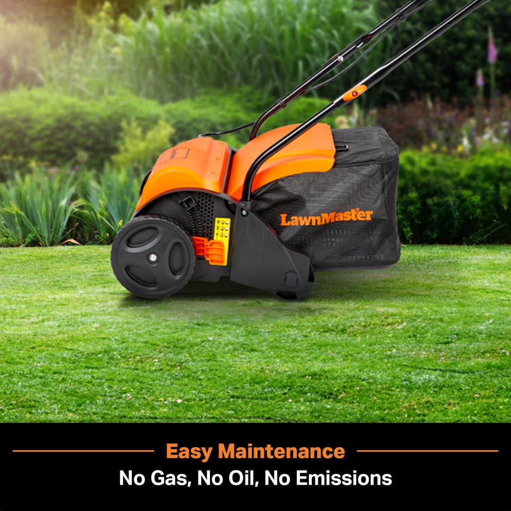 LawnMaster 12” Electric Scarifier & Lawn Dethatcher, GV1212B