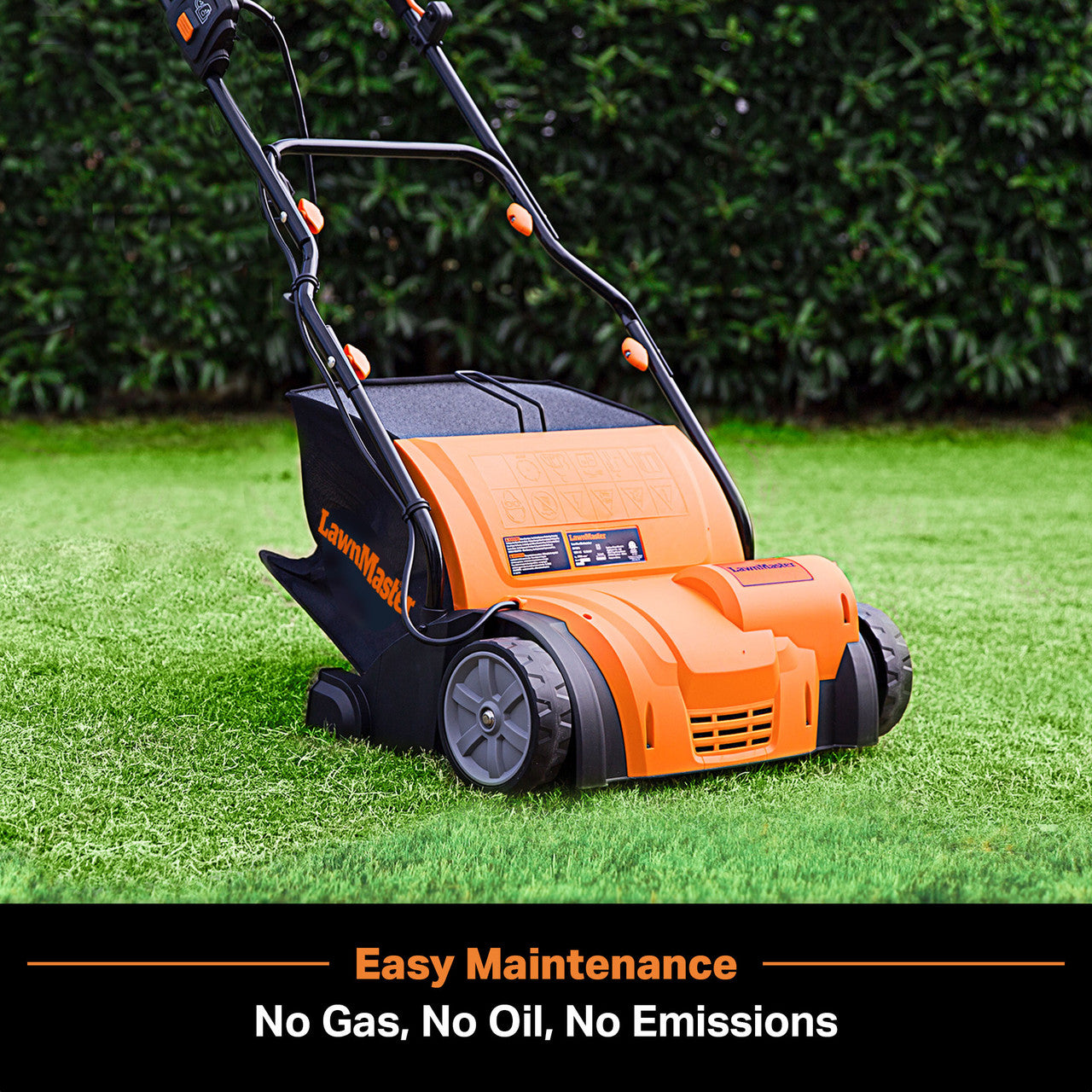 LawnMaster 15” Electric Scarifier & Lawn Dethatcher, GV1314.01