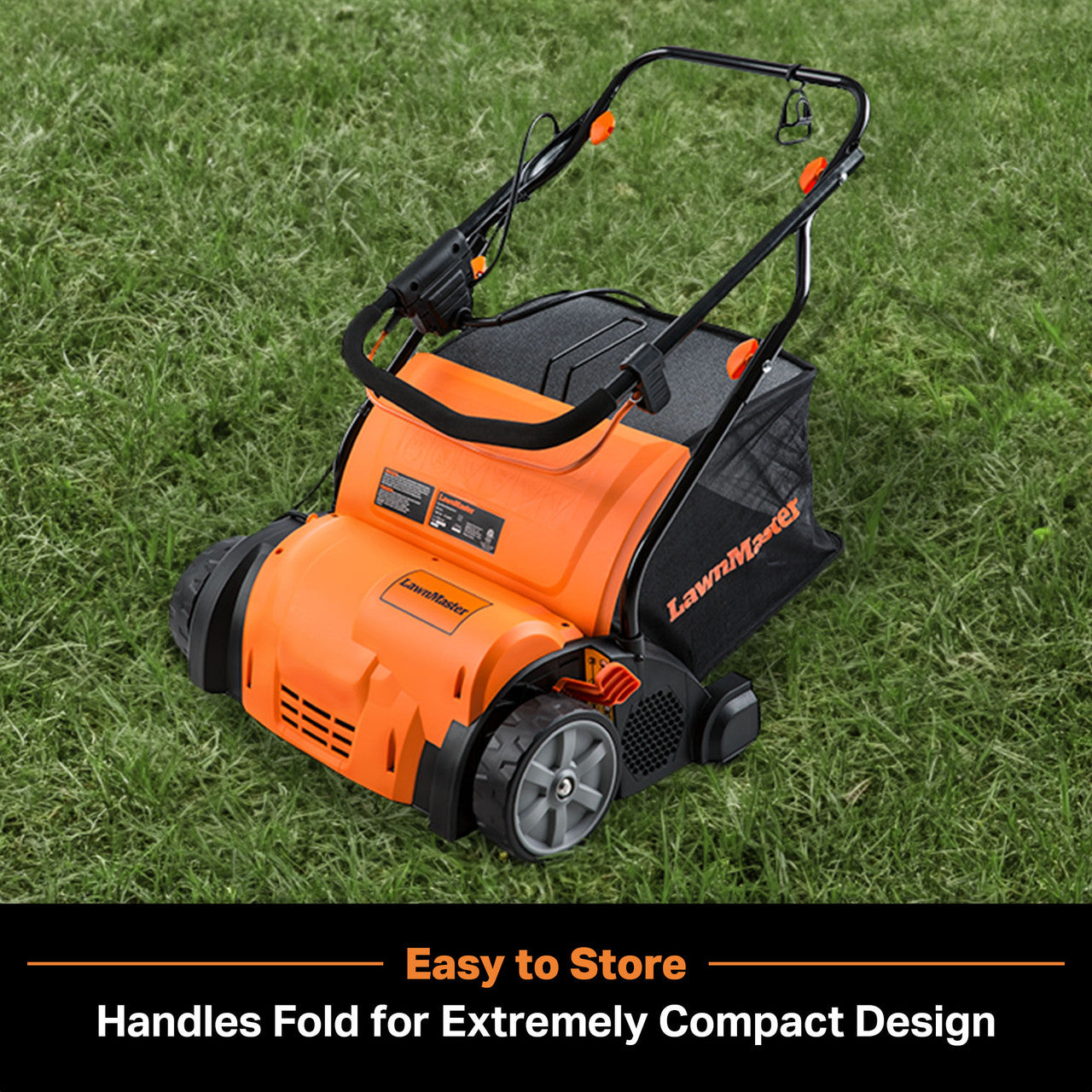 LawnMaster 15” Electric Scarifier & Lawn Dethatcher, GV1314.01