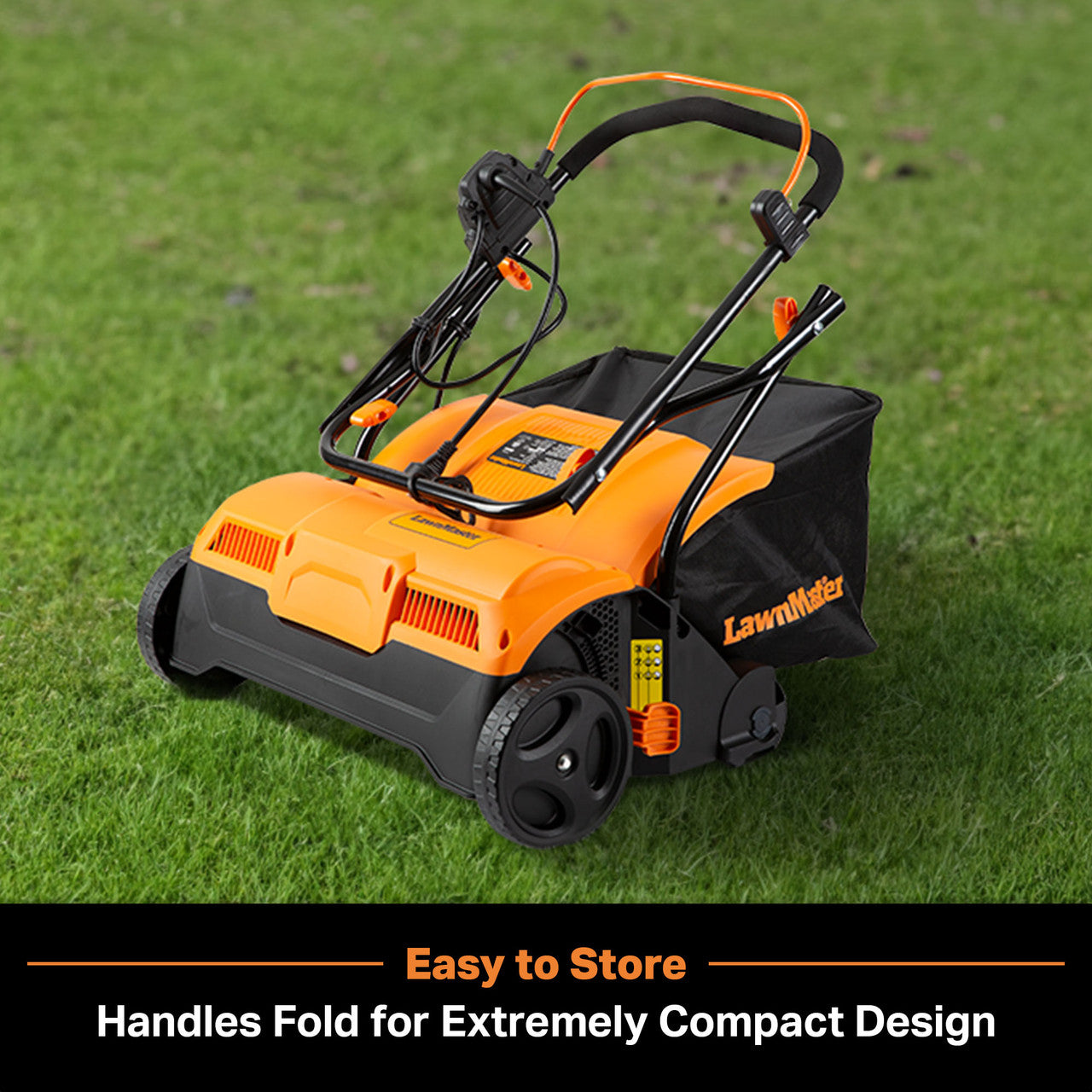 LawnMaster 16” Electric Scarifier & Lawn Dethatcher, GVB1316
