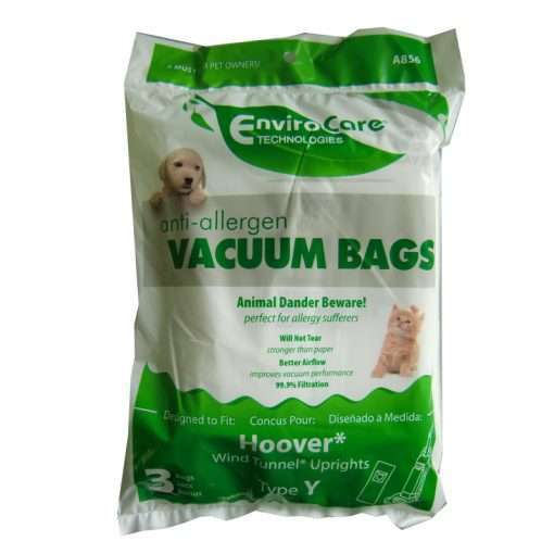Hoover & Royal Type Y Anti-Allergen Vacuum Bags 3-Pack (Envirocare)