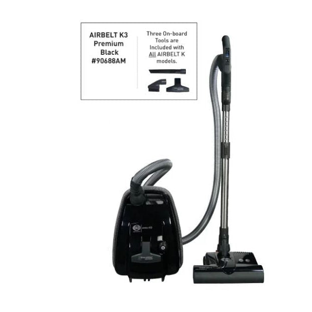 SEBO AIRBELT K3 Premium Canister Vacuum with ET-1 Power Head