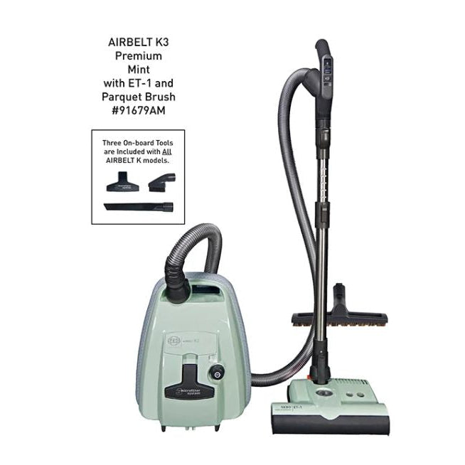 SEBO AIRBELT K3 Premium Canister Vacuum with ET-1 Power Head
