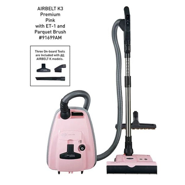 SEBO AIRBELT K3 Premium Canister Vacuum with ET-1 Power Head
