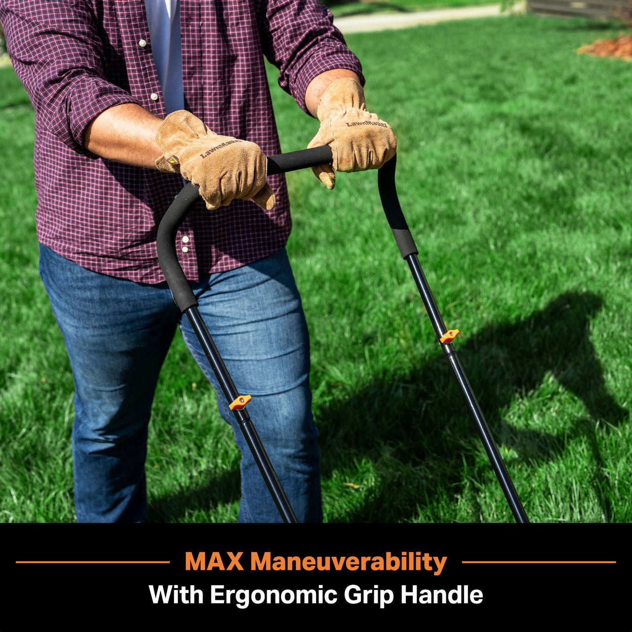 LawnMaster 20-Inch 5-Blade Push Reel Mower, LMRM2001