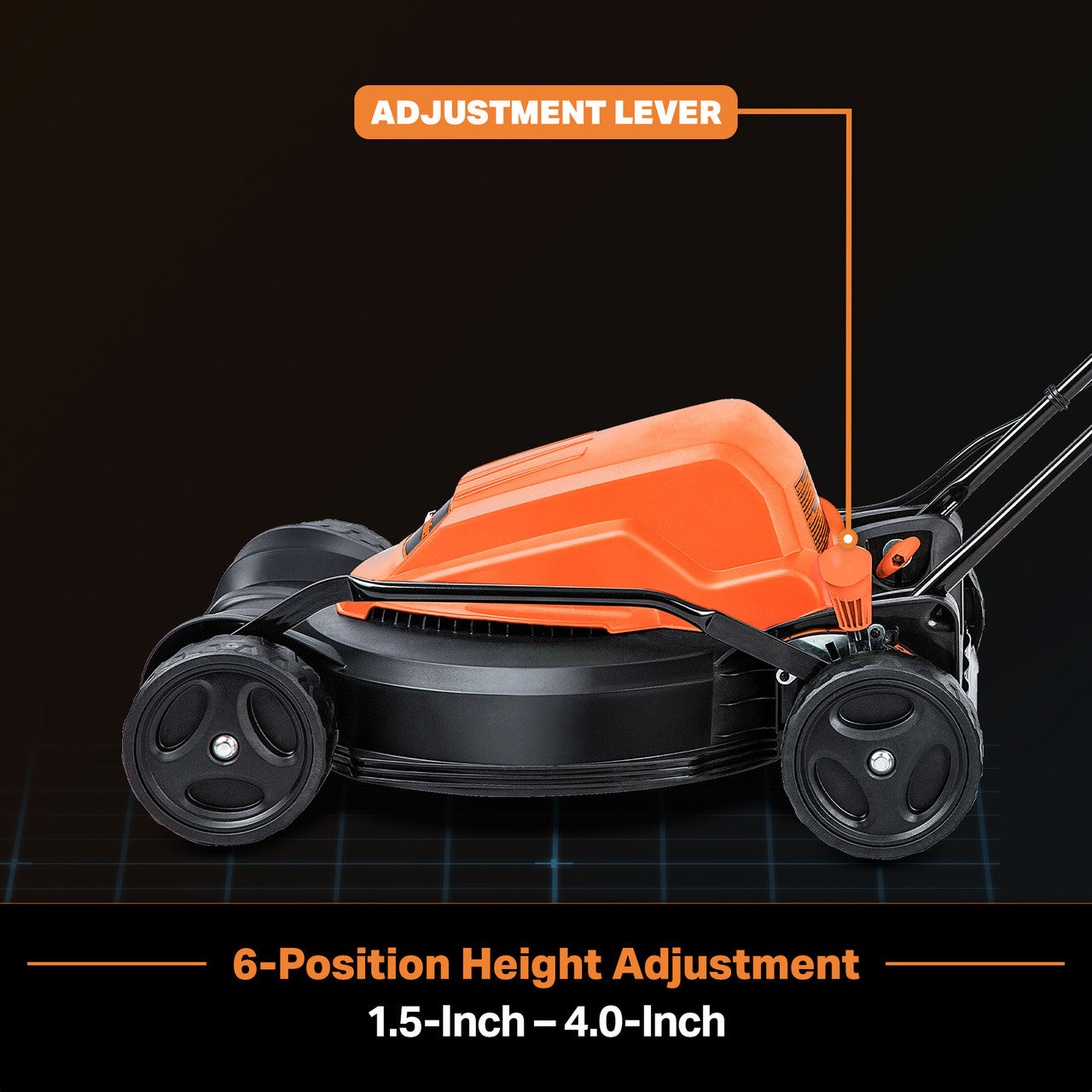 LawnMaster 12 Amp 19-inch Electric Lawn Mower, ME1218X