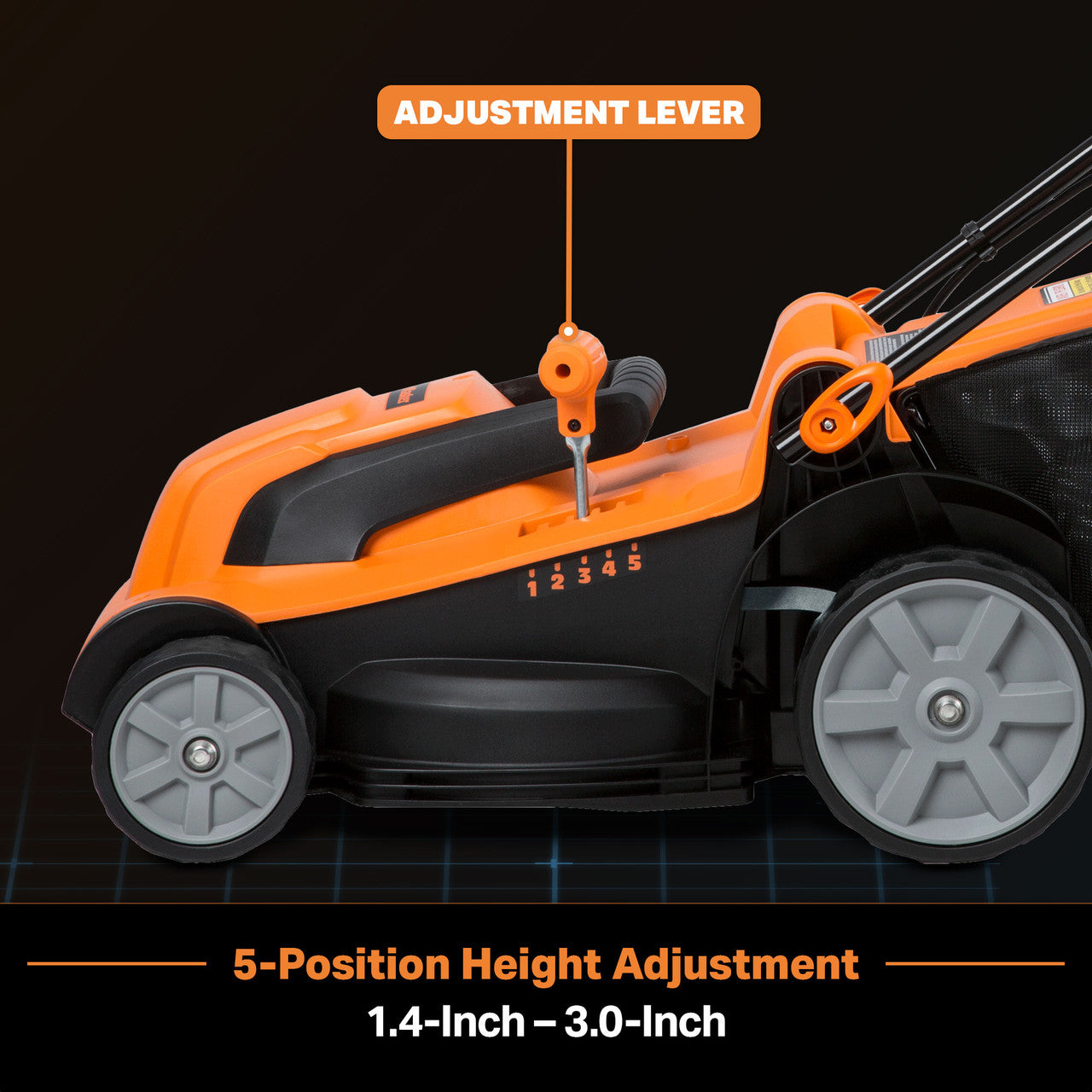 LawnMaster 11 Amp 15-inch Electric Lawn Mower, MEB1114K