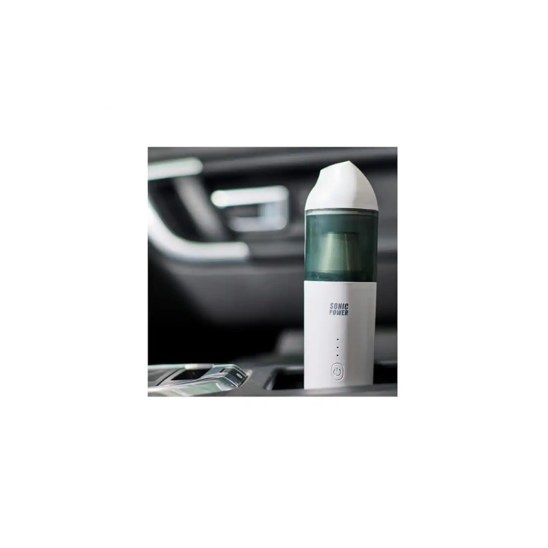 SonicPower - Rechargeable Mini Vacuum - 3 Mixed Use Attachments Included