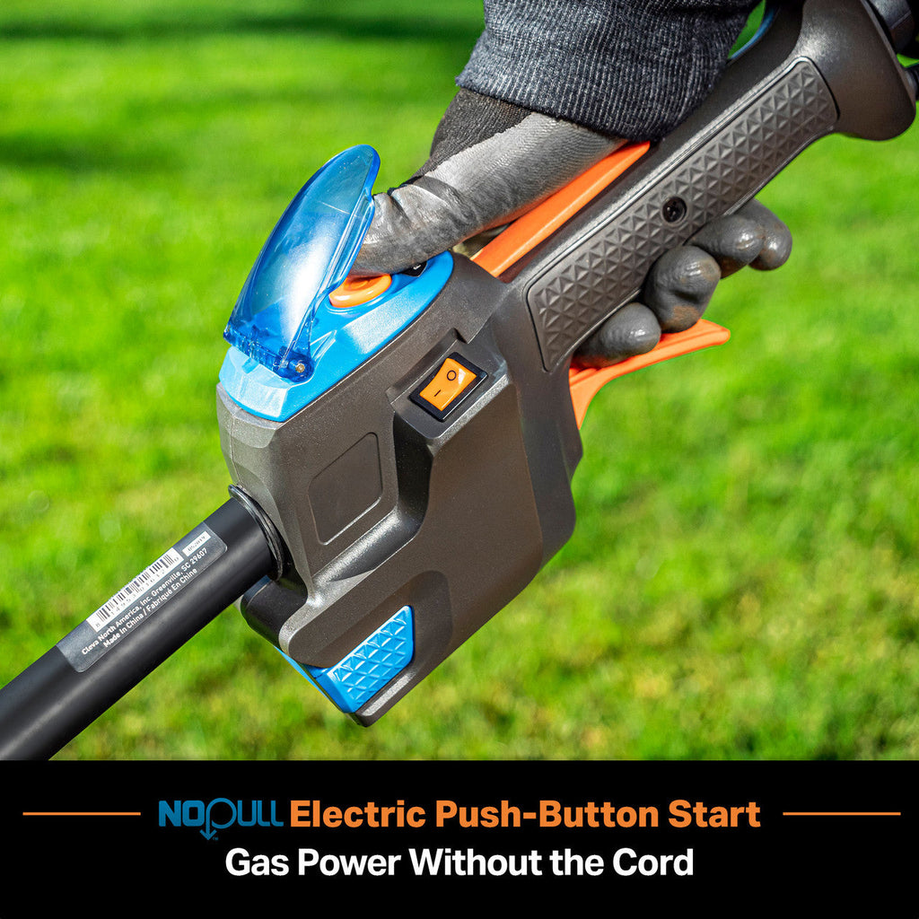 LawnMaster No-Pull™ 26cc 2-Cycle Straight Split Shaft Grass Trimmer, NPTGSP2617A