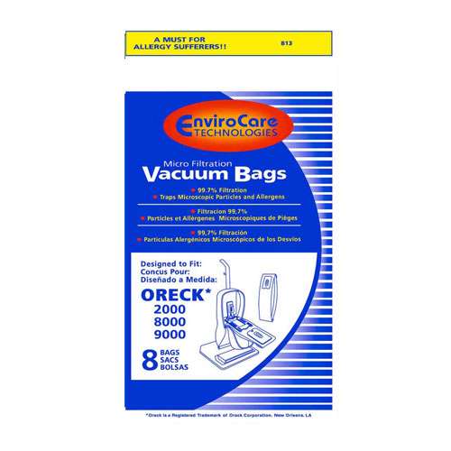 Oreck XL Upright Vacuum Bags (8 Pack)