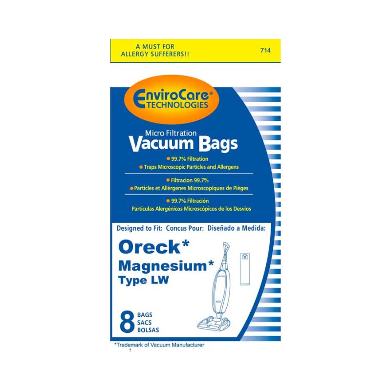 Oreck LW Upright Vacuum Bags (8 Pack)