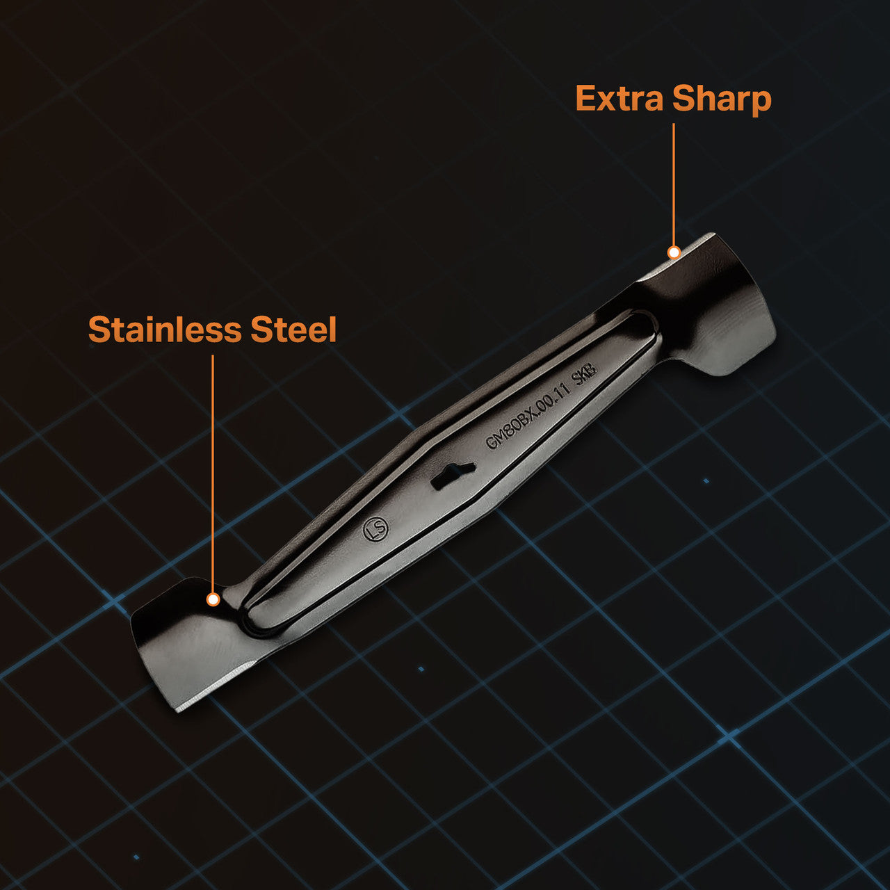 LawnMaster 14-inch Replacement Mower Blade