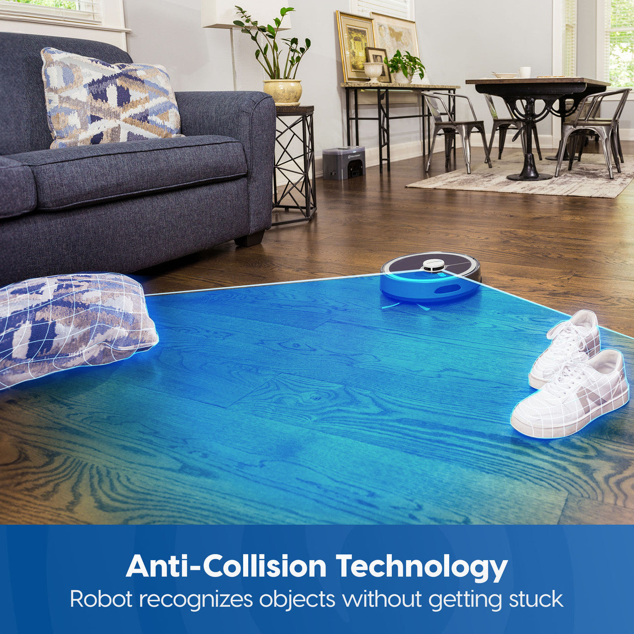Vacmaster 3-in-1 Robot Vacuum with Self-Empty Station, V10i