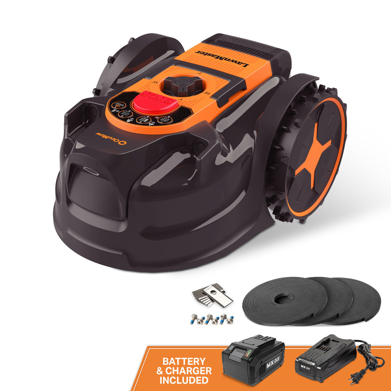 LawnMaster OcuMow™ 400 Series Robot Lawn Mower, VBRM601YCM AD