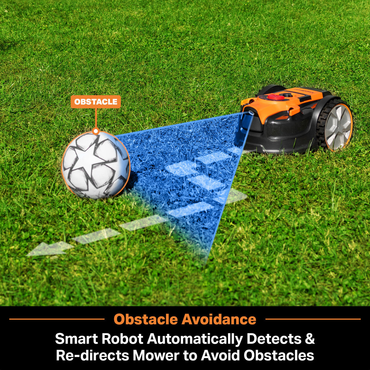 LawnMaster OcuMow™ 300 Series Robot Lawn Mower, VBRM601YCM MAX