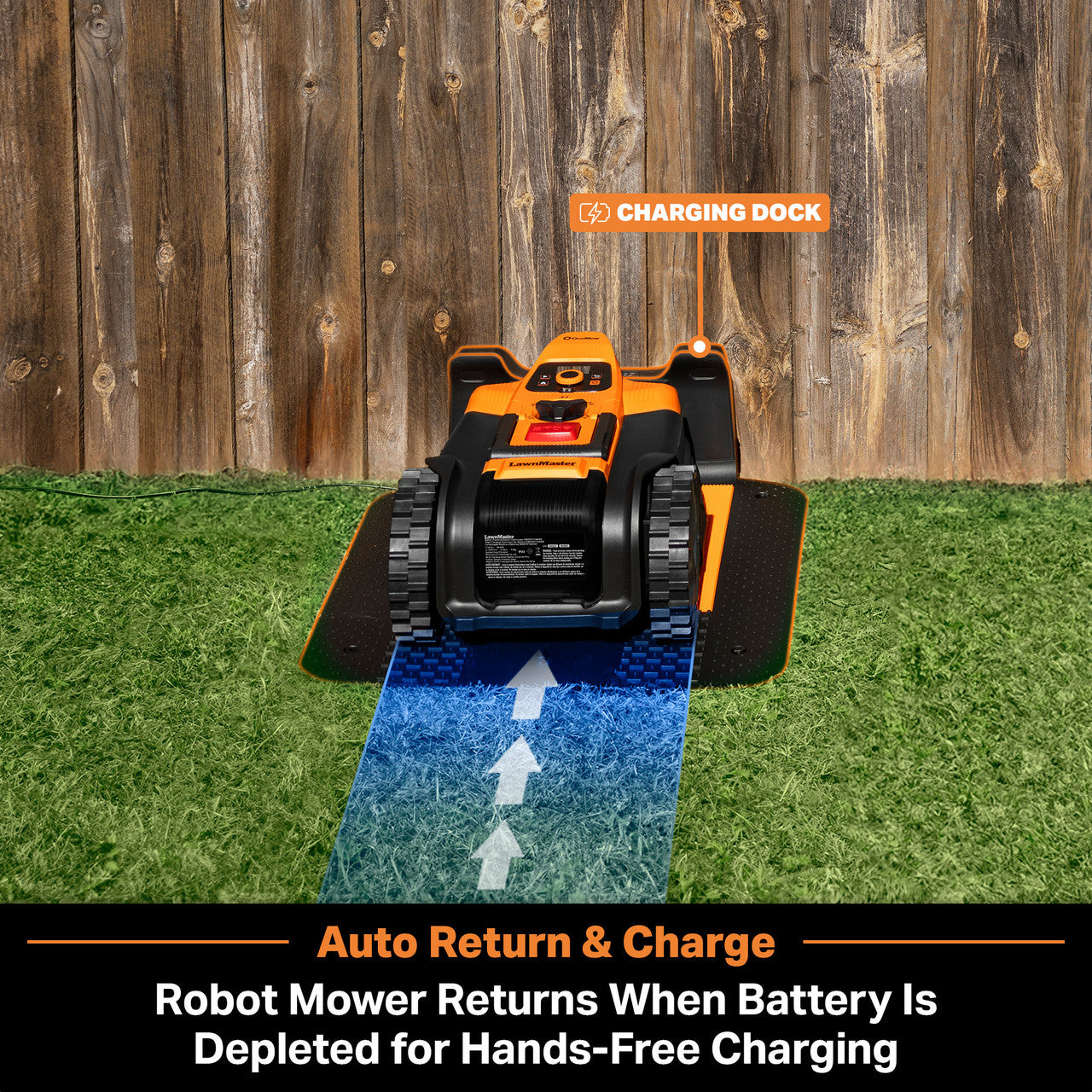 LawnMaster OcuMow™ R1600-Plus Robot Lawn Mower, VBRM701i4 Plus