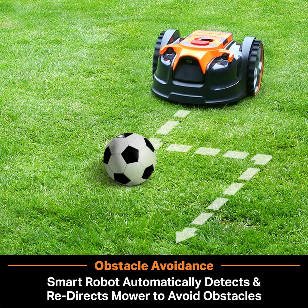 LawnMaster OcuMow™ 200 Series Robot Lawn Mower & MX24V 10"  Trimmer Combo Kit, VBRMGT601YCM2