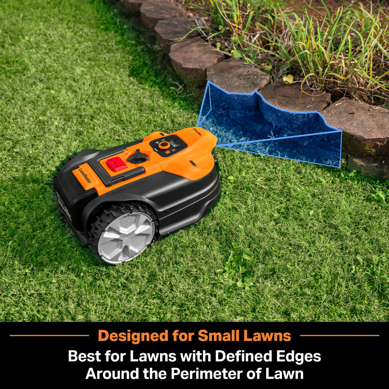 LawnMaster OcuMow™ R1600 Robot Lawn Mower, VBRM701YAMIDR