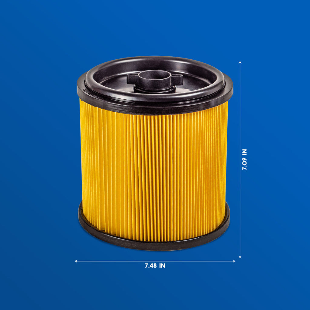 VCFS Standard Cartridge Filter and Retainer for Dry Pick-Up