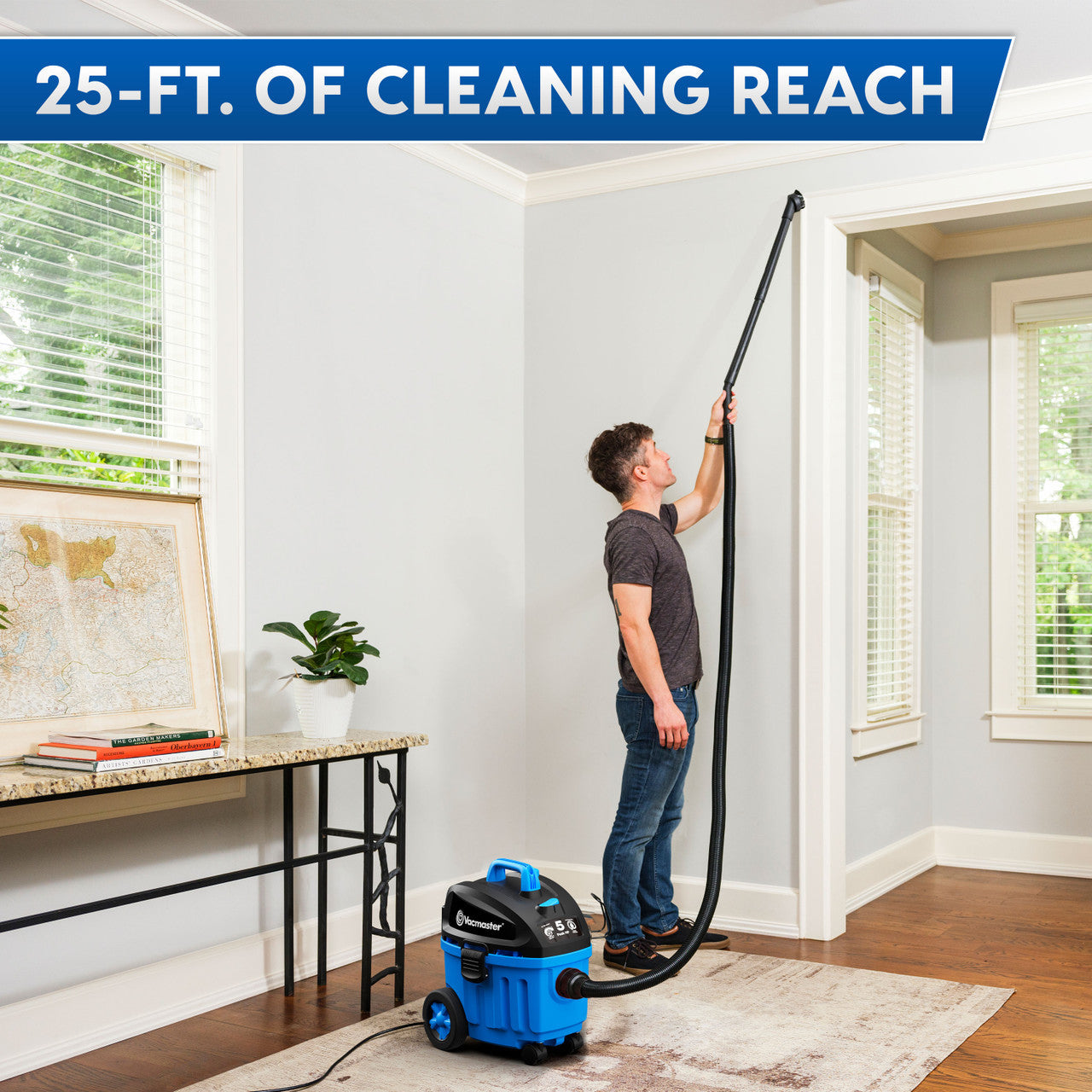 Vacmaster 4-Gallon* 5 Peak HP† Household Wet/Dry Vacuum, VF408