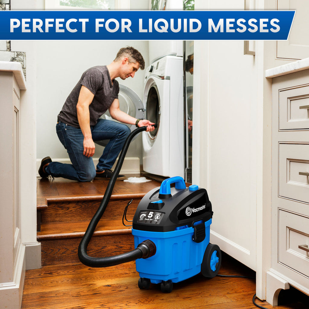Vacmaster 4-Gallon* 5 Peak HP† Household Wet/Dry Vacuum, VF408