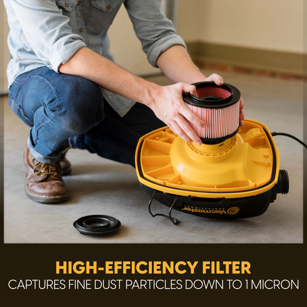 VACMASTER PROFESSIONAL BEAST SERIES™  5-GALLON* 5.5 PEAK HP† WET/DRY VACUUM, VFB511B 0201