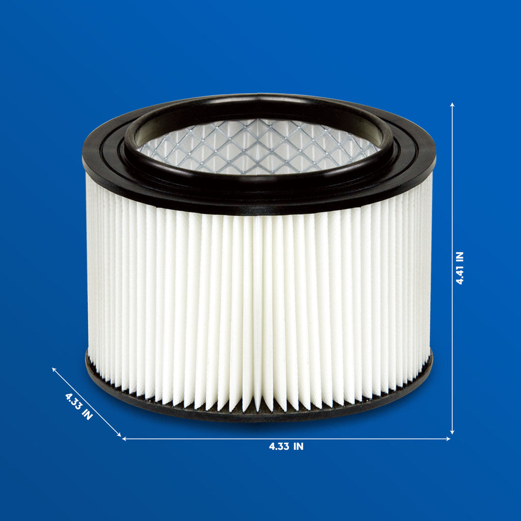 Vacmaster 4-5 Gallon Washable Cartridge Filter & Retainer – VFCF