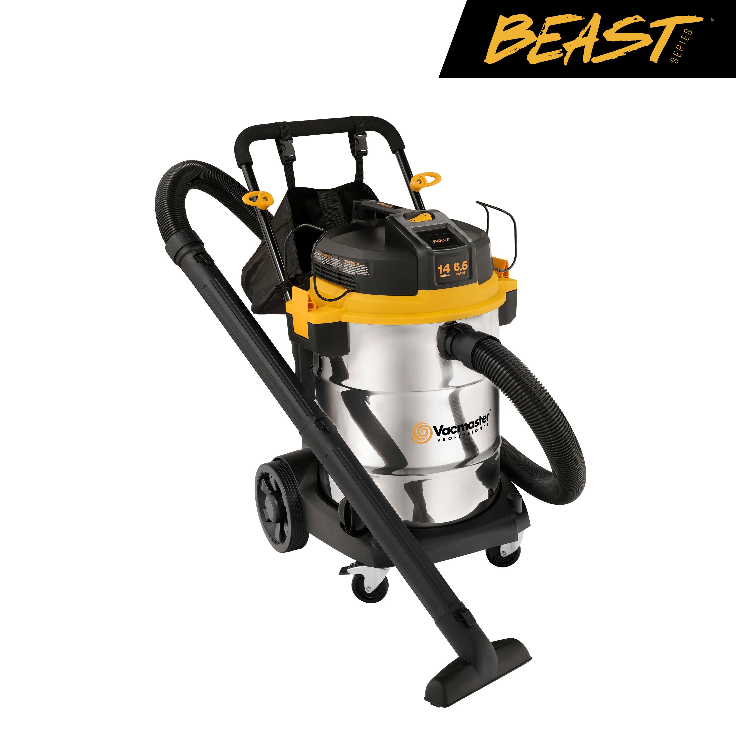 Vacmaster Professional Beast Series™ 14 Gallon 6.5 Peak HP Wet/Dry, VJE1412SW 0202