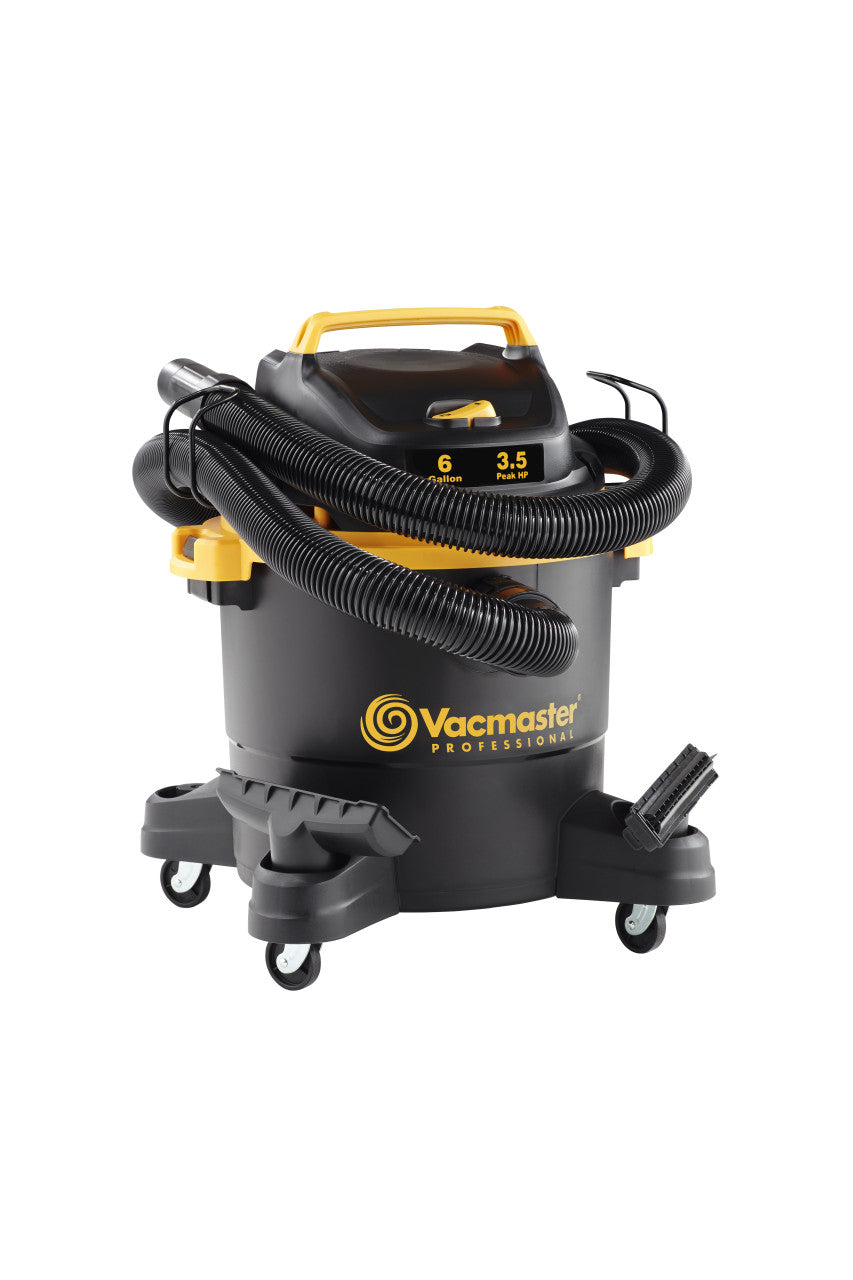 Vacmaster Professional 6-GALLON* 3.5 PEAK HP† WET/DRY VACUUM, VJF608PF 0201