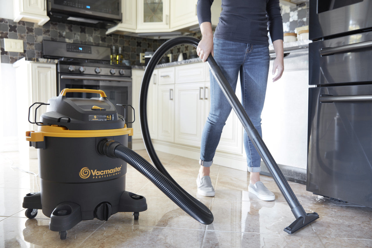 Vacmaster Professional 9-GALLON* 4.5 PEAK HP† WET/DRY VACUUM, VJF912PF 0201
