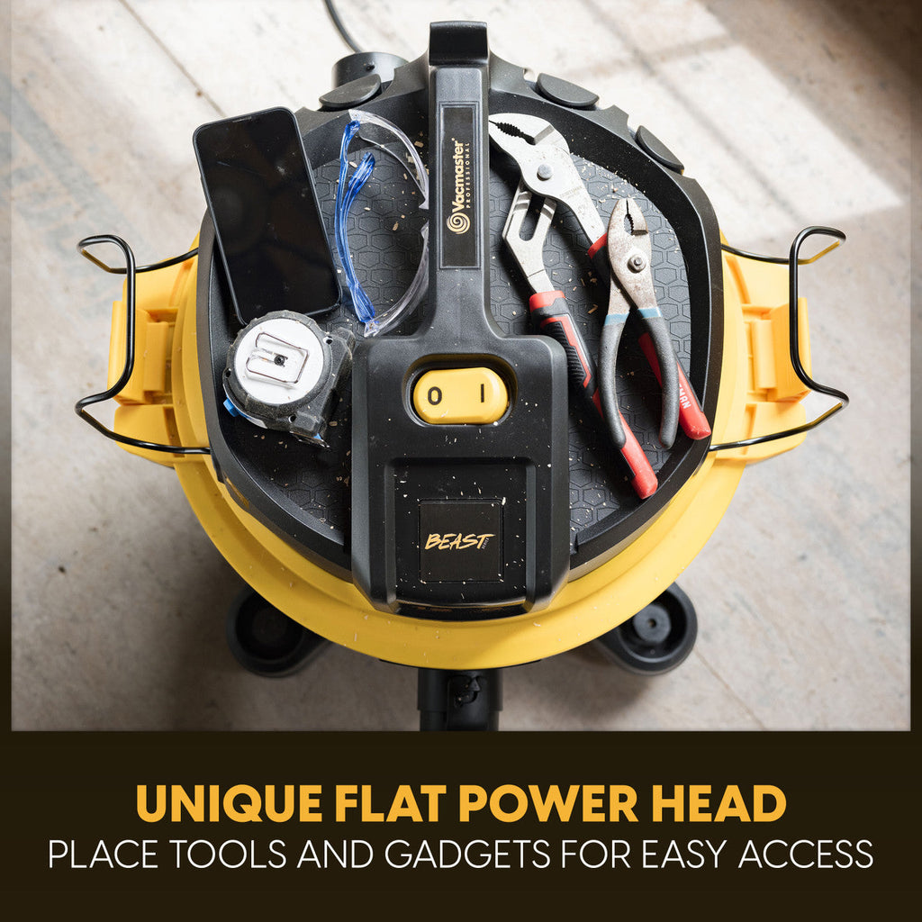Vacmaster Professional Beast Series™ 12-Gallon 5.5 Peak HP Wet/Dry Vacuum, VJH1211PF 0205