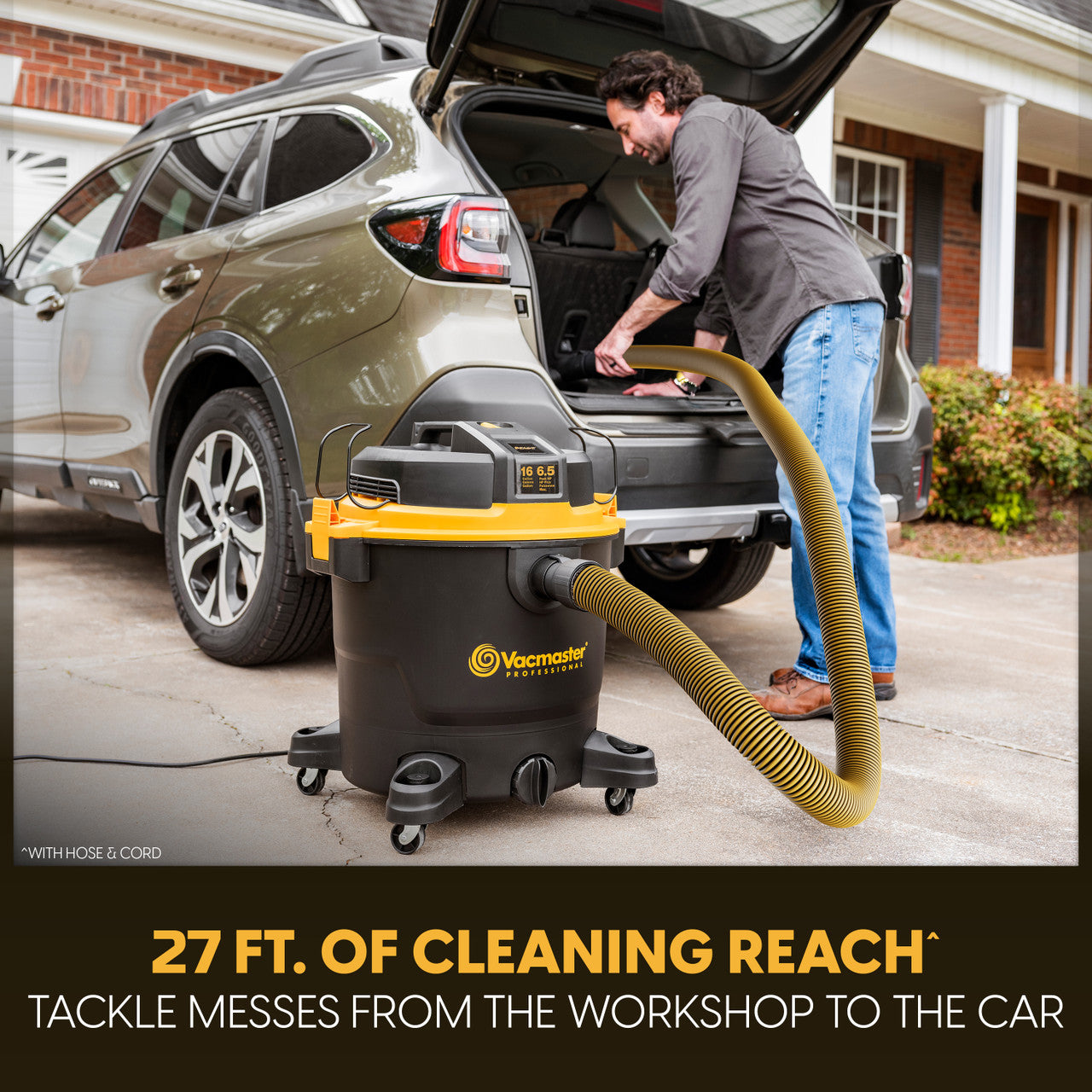 Vacmaster Professional Beast Series™ 16-Gallon 6.5 Peak HP Wet/Dry Vacuum, VJH1612PF 0203