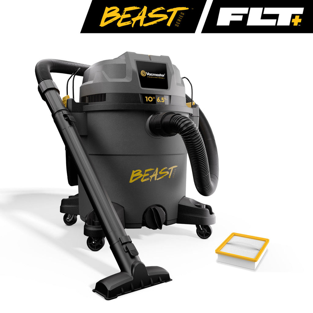 Vacmaster Professional Beast Series™ FLT+™ 10-Gallon* 6.5 Peak HP† Wet/Dry Vac, VJN1012PF 0201