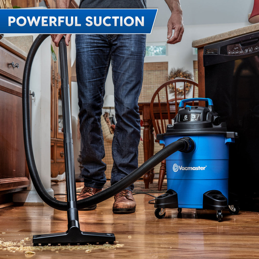 Vacmaster 5-Gallon* 3 Peak HP Wet/Dry Vacuum, VOC507PF 0101