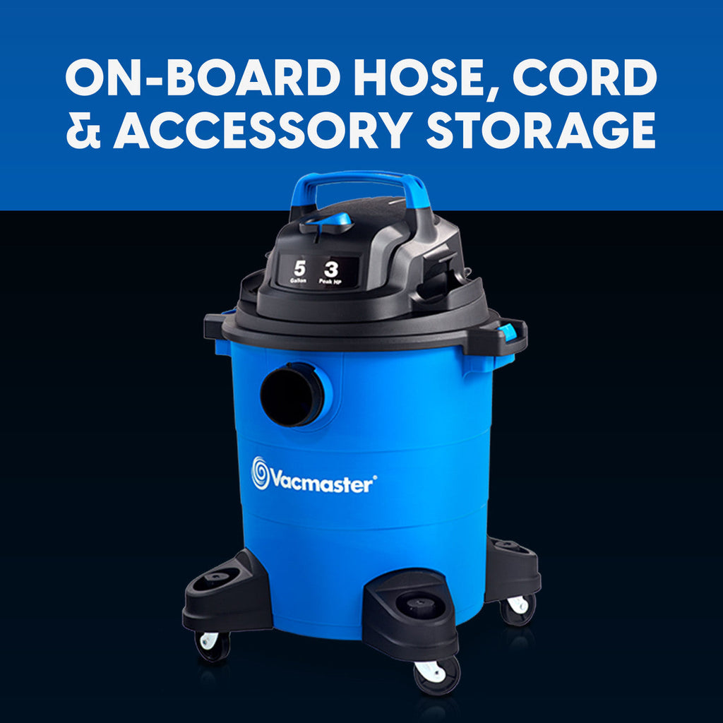 Vacmaster 5-Gallon* 3 Peak HP† Wet/Dry Vacuum, VOC507PF