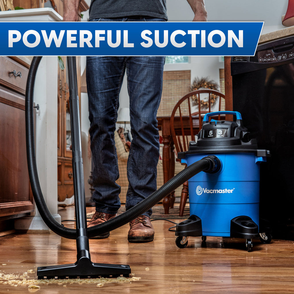 Vacmaster 5-Gallon* 3 Peak HP† Wet/Dry Vacuum, VOC507PF