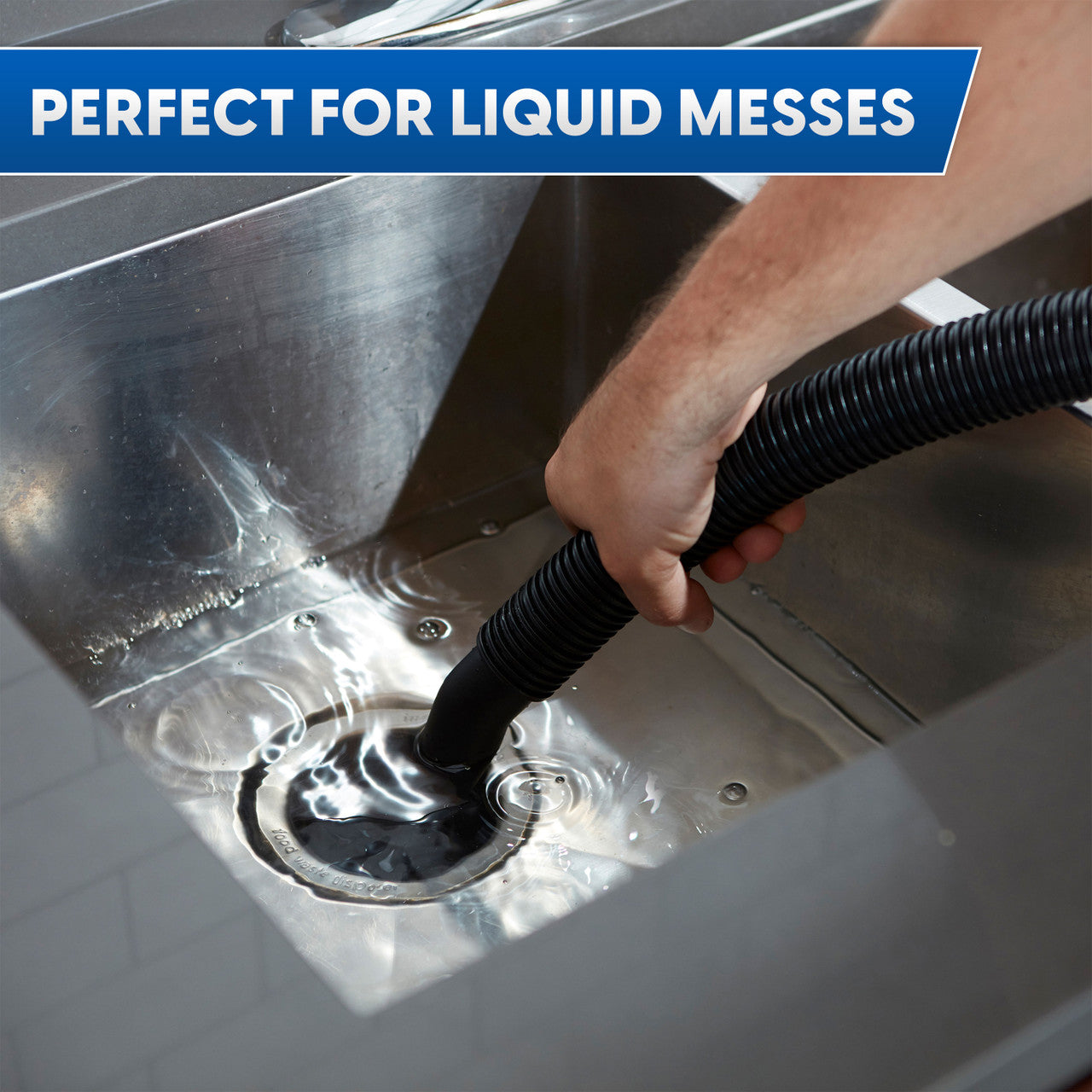 Vacmaster 5-Gallon* 3 Peak HP† Stainless Steel Wet/Dry Vacuum, VOC507S