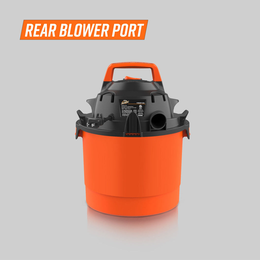 Armor All 2.5-Gallon* 2 Peak HP† Wet/Dry Car Vac, VOM205P 0903