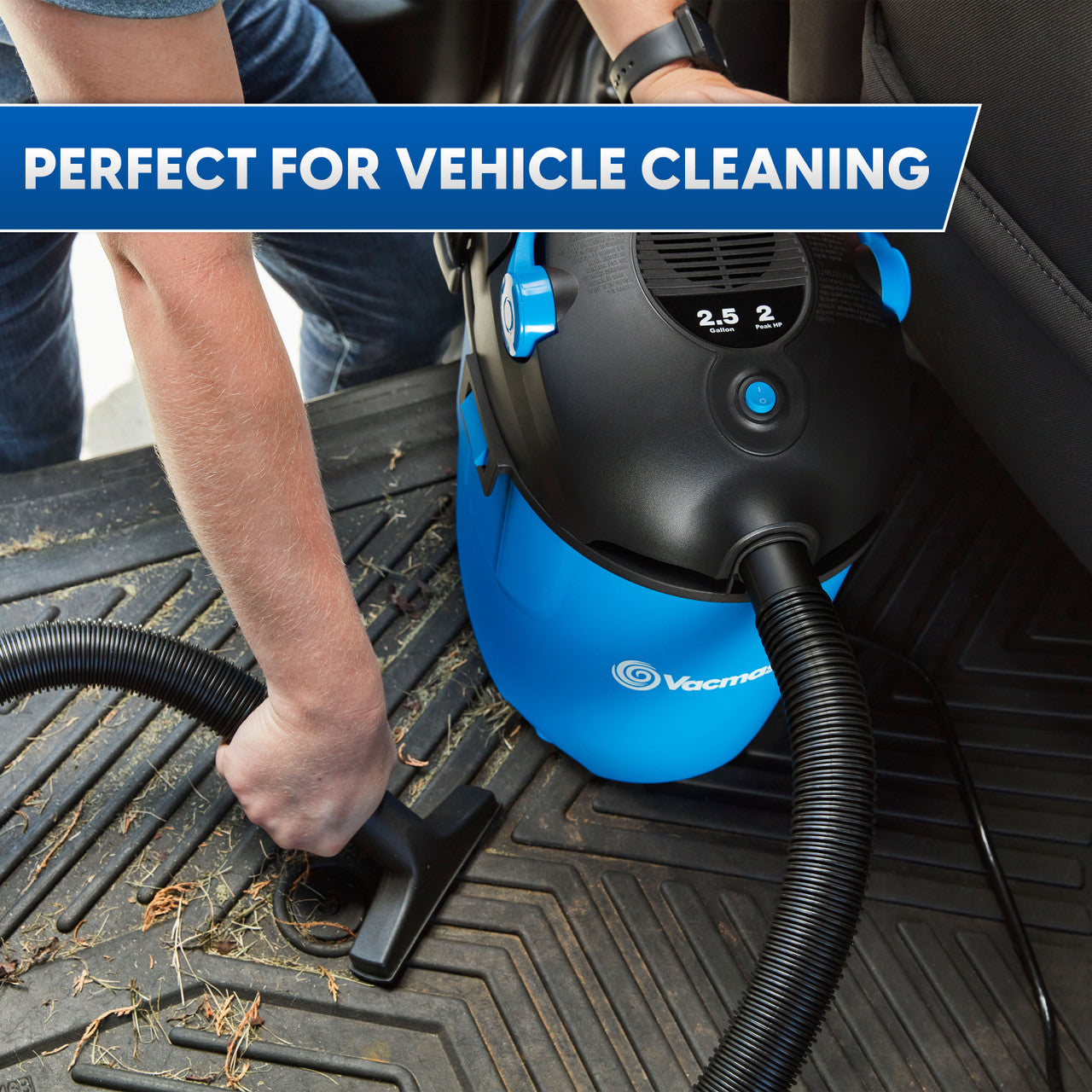 Vacmaster 2.5-Gallon* 2 Peak HP† Wet/Dry Vacuum, VP205