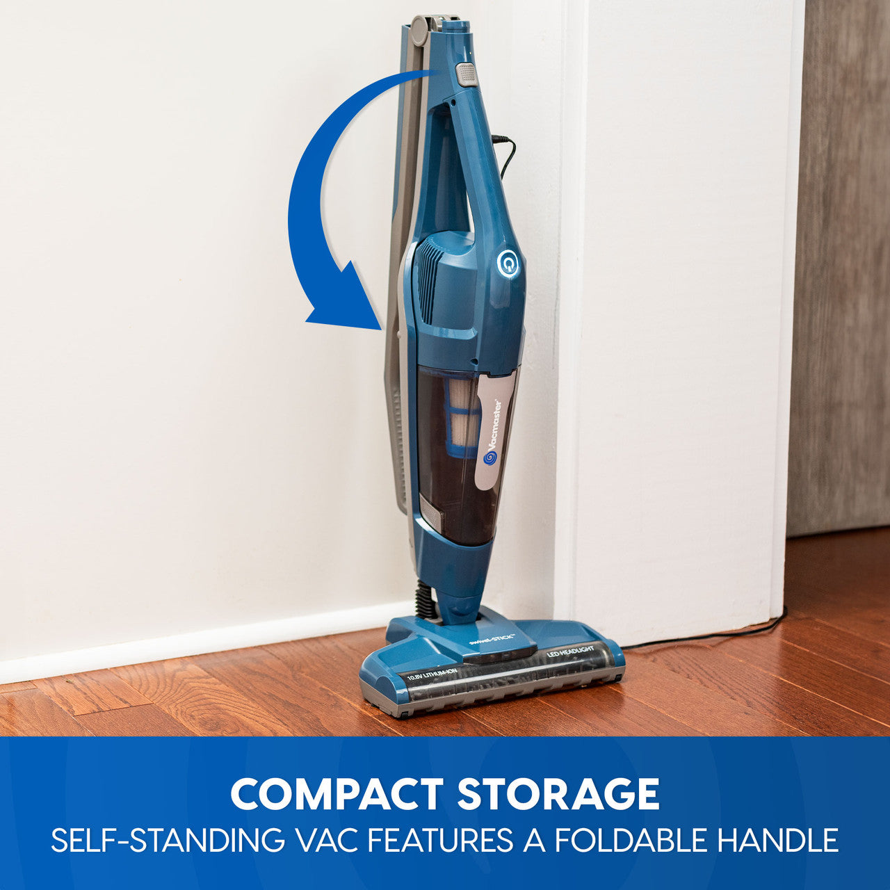 Vacmaster 10.8V 2-in-1 Cordless Stick Vacuum, VSD1001