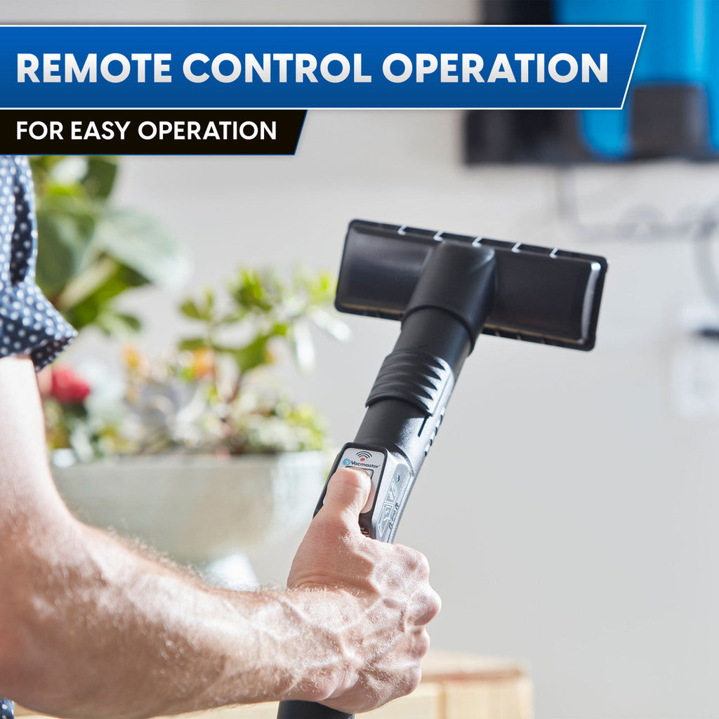Vacmaster 5-Gallon* 5 Peak HP† Remote Control Wall Mount Wet / Dry Vacuum, VWMB508 0101