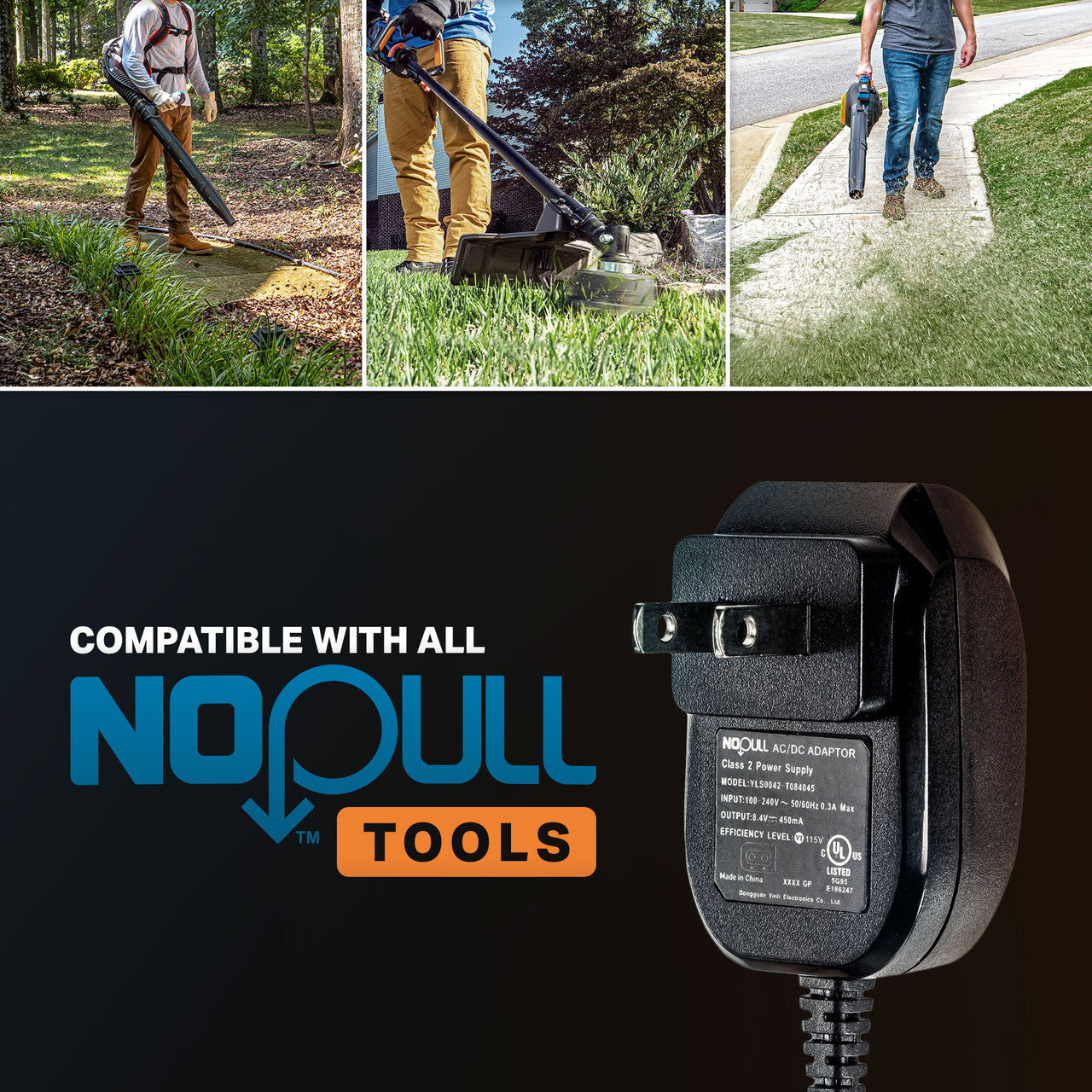 LawnMaster No-Pull™ Battery Charger
